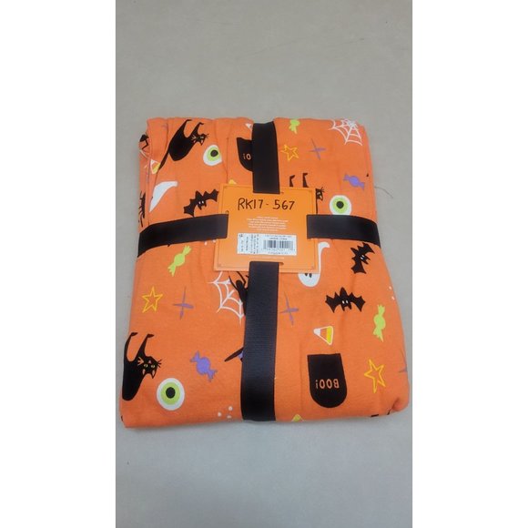 Women's Halloween Print Matching Family Pajama Set - Hyde & EEK! Boutique Orange - Picture 4 of 6